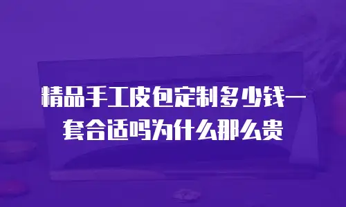 精品手工皮包定制多少钱一套合适吗为什么那么贵