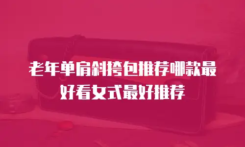 老年单肩斜挎包推荐哪款最好看女式最好推荐