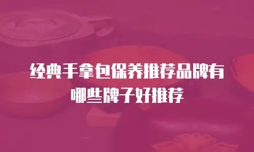 经典手拿包保养推荐品牌有哪些牌子好推荐