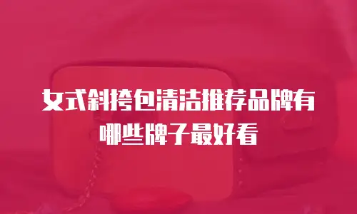 女式斜挎包清洁推荐品牌有哪些牌子最好看