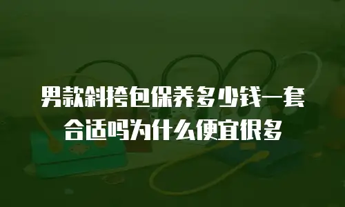 男款斜挎包保养多少钱一套合适吗为什么便宜很多