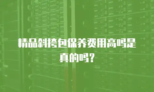精品斜挎包保养费用高吗是真的吗？