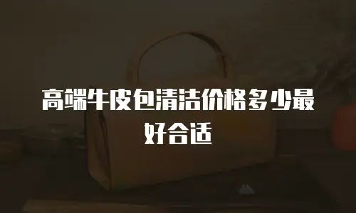 高端牛皮包清洁价格多少最好合适