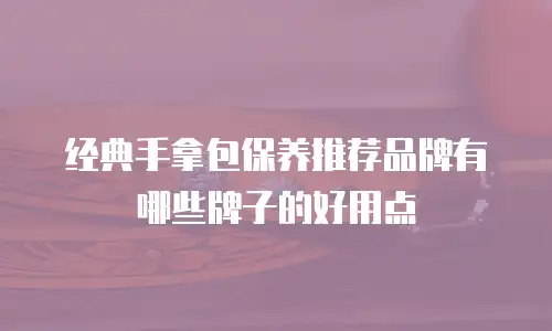 经典手拿包保养推荐品牌有哪些牌子的好用点