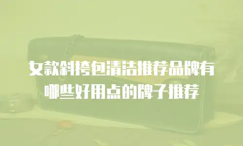 女款斜挎包清洁推荐品牌有哪些好用点的牌子推荐