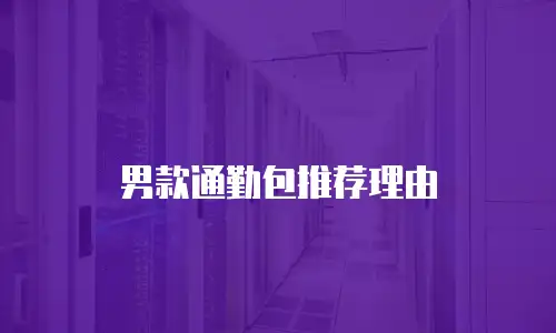 男款通勤包推荐理由