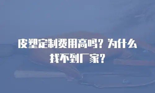 皮塑定制费用高吗？为什么找不到厂家？