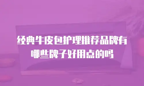 经典牛皮包护理推荐品牌有哪些牌子好用点的吗