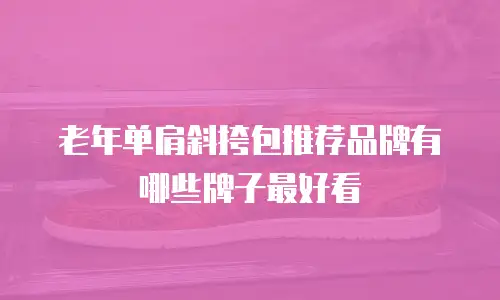 老年单肩斜挎包推荐品牌有哪些牌子最好看