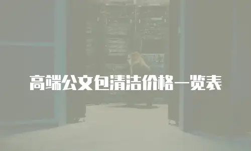 高端公文包清洁价格一览表