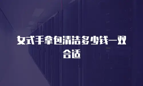 女式手拿包清洁多少钱一双合适