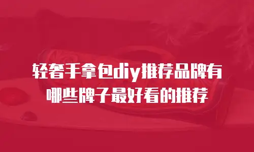 轻奢手拿包diy推荐品牌有哪些牌子最好看的推荐