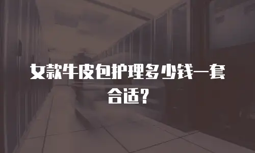 女款牛皮包护理多少钱一套合适？