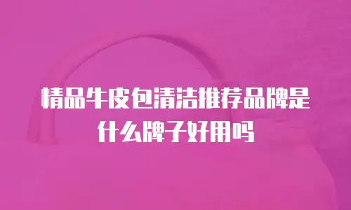 精品牛皮包清洁推荐品牌是什么牌子好用吗