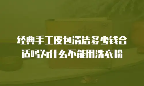 经典手工皮包清洁多少钱合适吗为什么不能用洗衣粉
