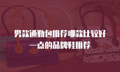 男款通勤包推荐哪款比较好一点的品牌鞋推荐