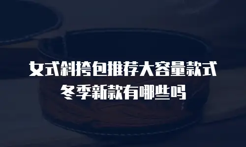 女式斜挎包推荐大容量款式冬季新款有哪些吗