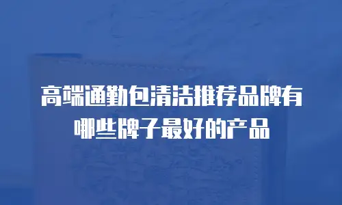 高端通勤包清洁推荐品牌有哪些牌子最好的产品