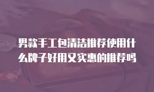 男款手工包清洁推荐使用什么牌子好用又实惠的推荐吗