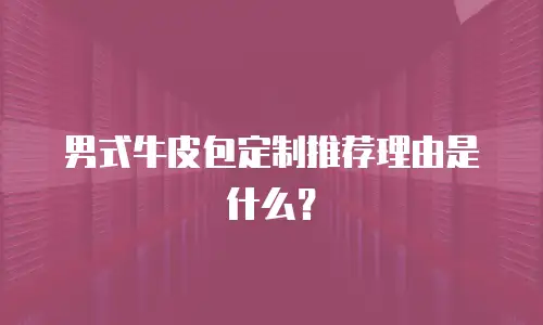 男式牛皮包定制推荐理由是什么？