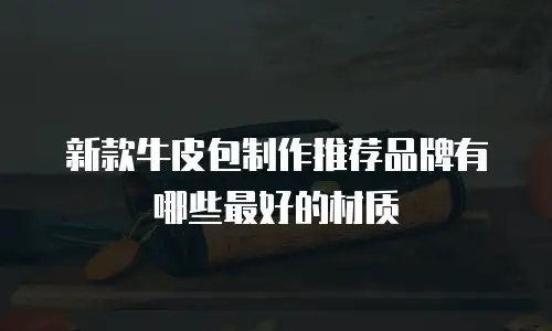 新款牛皮包制作推荐品牌有哪些最好的材质
