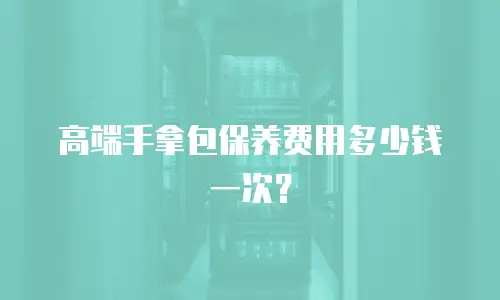 高端手拿包保养费用多少钱一次？