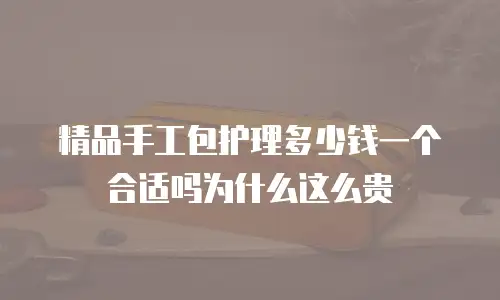精品手工包护理多少钱一个合适吗为什么这么贵