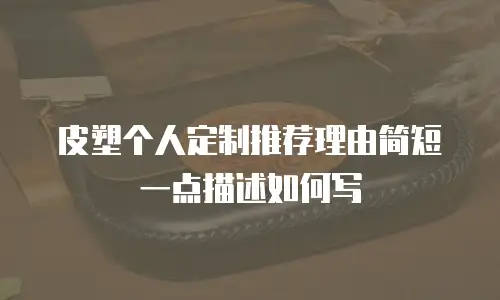 皮塑个人定制推荐理由简短一点描述如何写