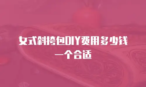 女式斜挎包DIY费用多少钱一个合适