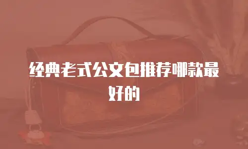 经典老式公文包推荐哪款最好的