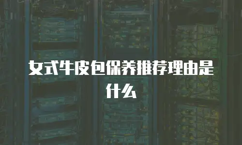 女式牛皮包保养推荐理由是什么