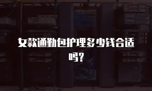 女款通勤包护理多少钱合适吗？