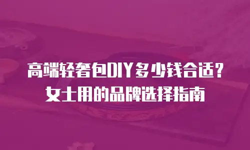 高端轻奢包DIY多少钱合适？女士用的品牌选择指南