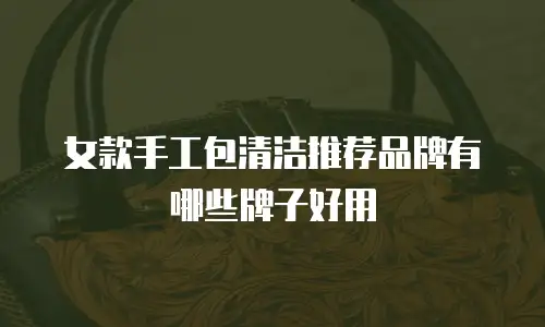 女款手工包清洁推荐品牌有哪些牌子好用