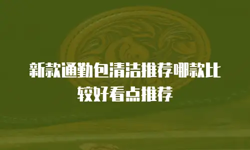 新款通勤包清洁推荐哪款比较好看点推荐