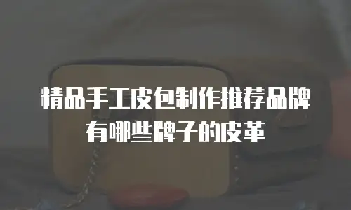 精品手工皮包制作推荐品牌有哪些牌子的皮革