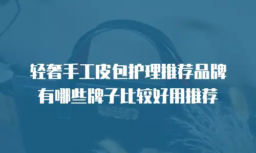 轻奢手工皮包护理推荐品牌有哪些牌子比较好用推荐