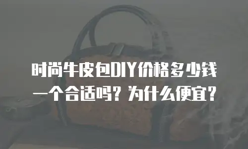 时尚牛皮包DIY价格多少钱一个合适吗？为什么便宜？