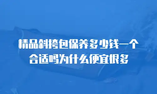 精品斜挎包保养多少钱一个合适吗为什么便宜很多