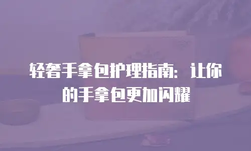 轻奢手拿包护理指南：让你的手拿包更加闪耀