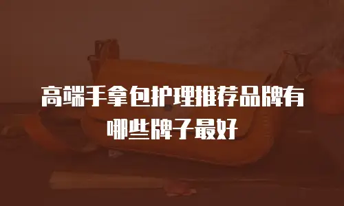高端手拿包护理推荐品牌有哪些牌子最好