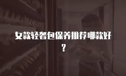 女款轻奢包保养推荐哪款好？