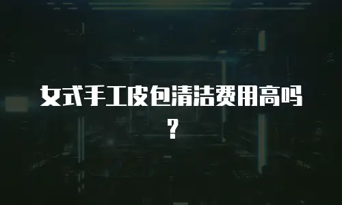 女式手工皮包清洁费用高吗？