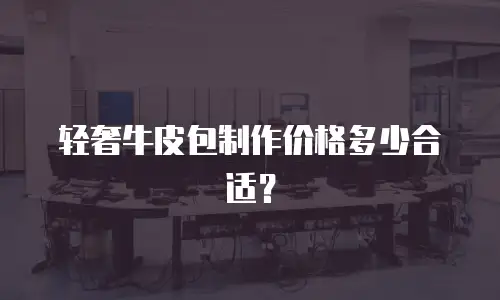 轻奢牛皮包制作价格多少合适？