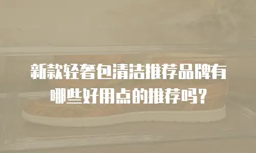 新款轻奢包清洁推荐品牌有哪些好用点的推荐吗？