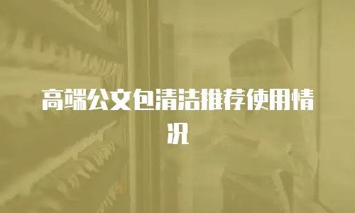 高端公文包清洁推荐使用情况