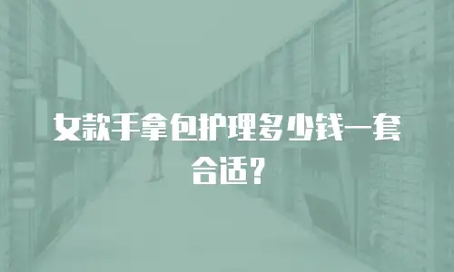 女款手拿包护理多少钱一套合适？