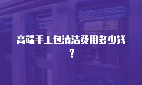 高端手工包清洁费用多少钱？