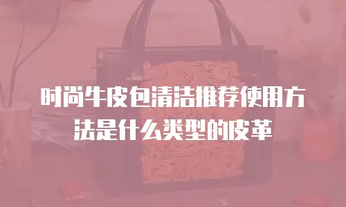 时尚牛皮包清洁推荐使用方法是什么类型的皮革