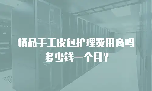 精品手工皮包护理费用高吗多少钱一个月？